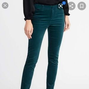 Old Navy Teal Velvety Pixie Pants Women's Size 4 Petite 4P High Waisted Casual